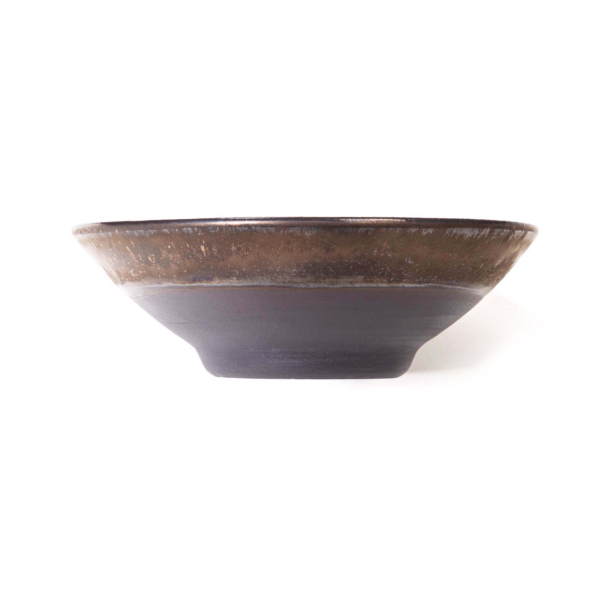 BLACK CERAMIC BOWL SET IDO-GATA
