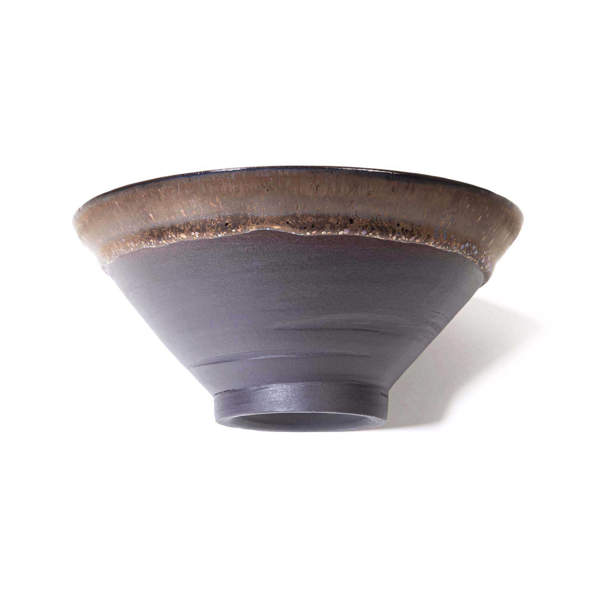 BLACK CERAMIC BOWL SET IDO-GATA